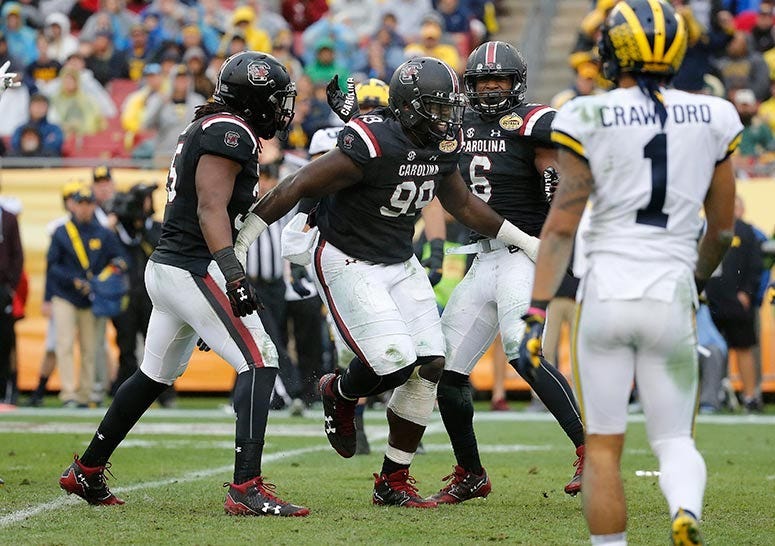 South Carolina Gamecocks defensive lineman Javon Kinlaw