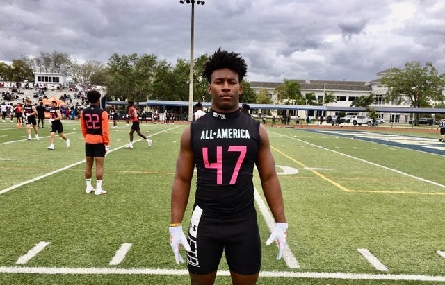 Keep an eye on Class of 2021 Linebacker Jaydon Hood