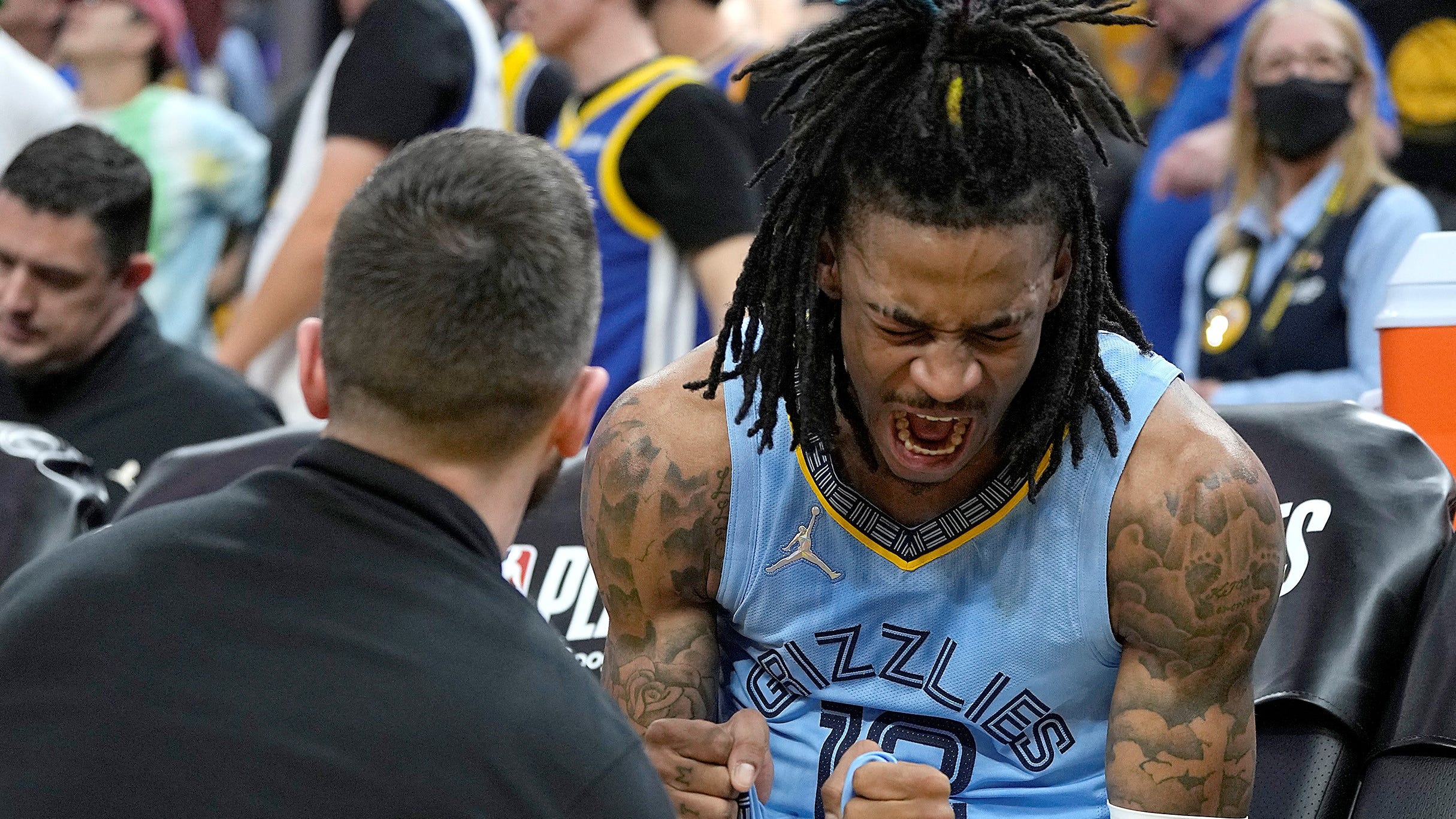 Ja Morant deletes tweet that Jordan Poole 'broke the code' injuring his knee