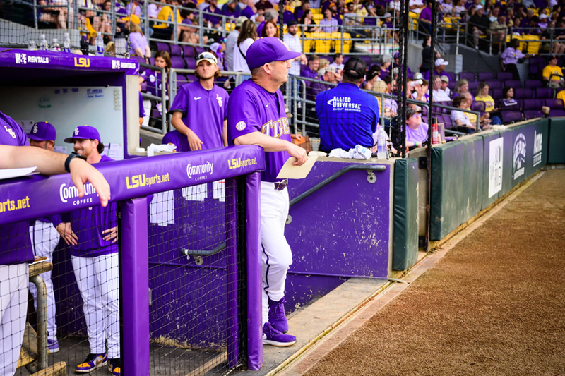 LSU baseball coach Jay Johnson