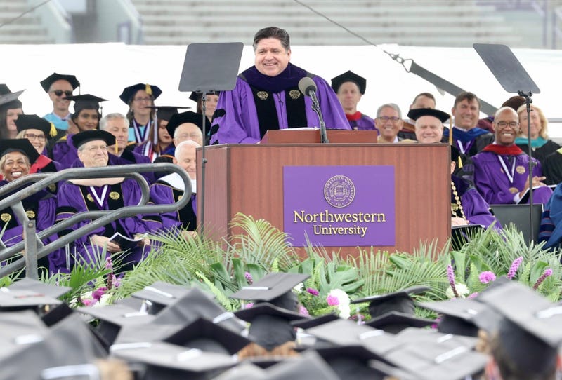 Pritzker onstage
