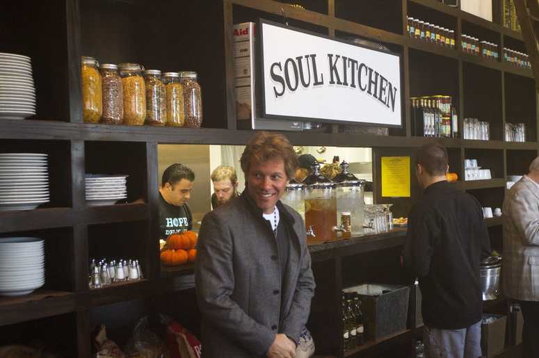 Jon Bon Jovi at JBJ Soul Kitchen in Red Bank