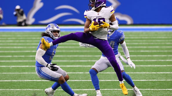 Justin Jefferson passes Randy Moss and Anquan Boldin to set Super Bowl era rookie record