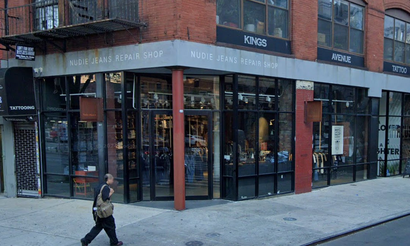 Nudie's Jean Repair Shop was the target of a smash-and-grab robbery over the weekend that cost the store over $100,000 in merchandise loss.