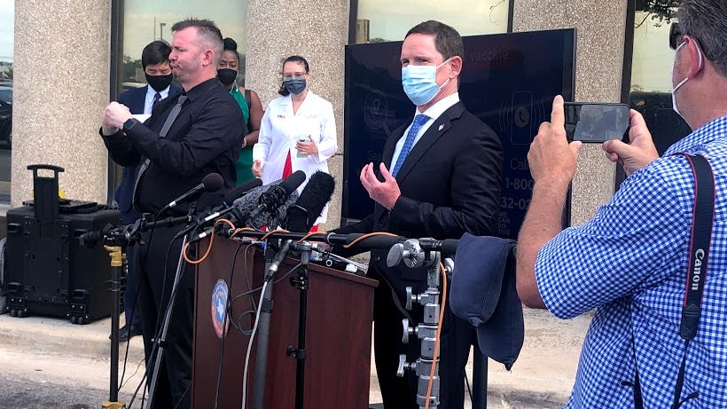 Clay Jenkins asks judge to allow mask requirements