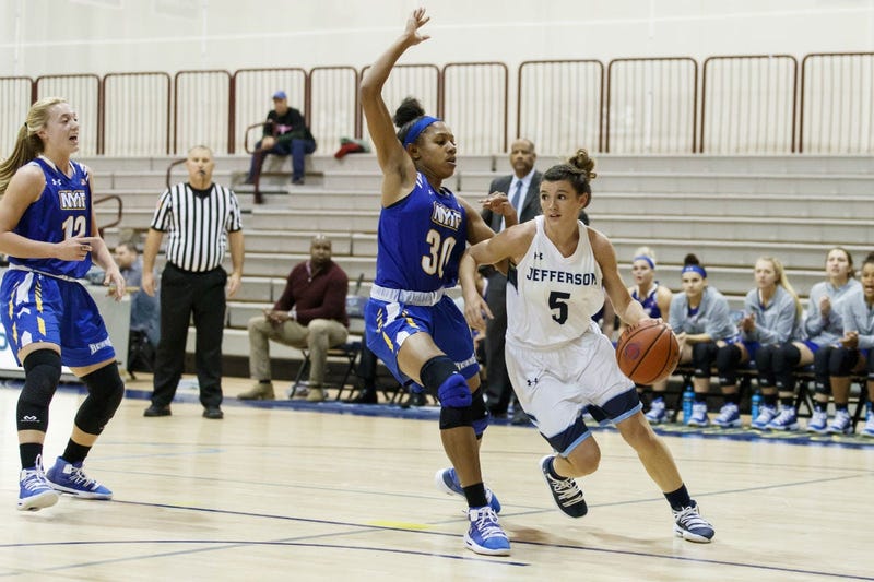 Jefferson University senior guard Jessica Kaminski