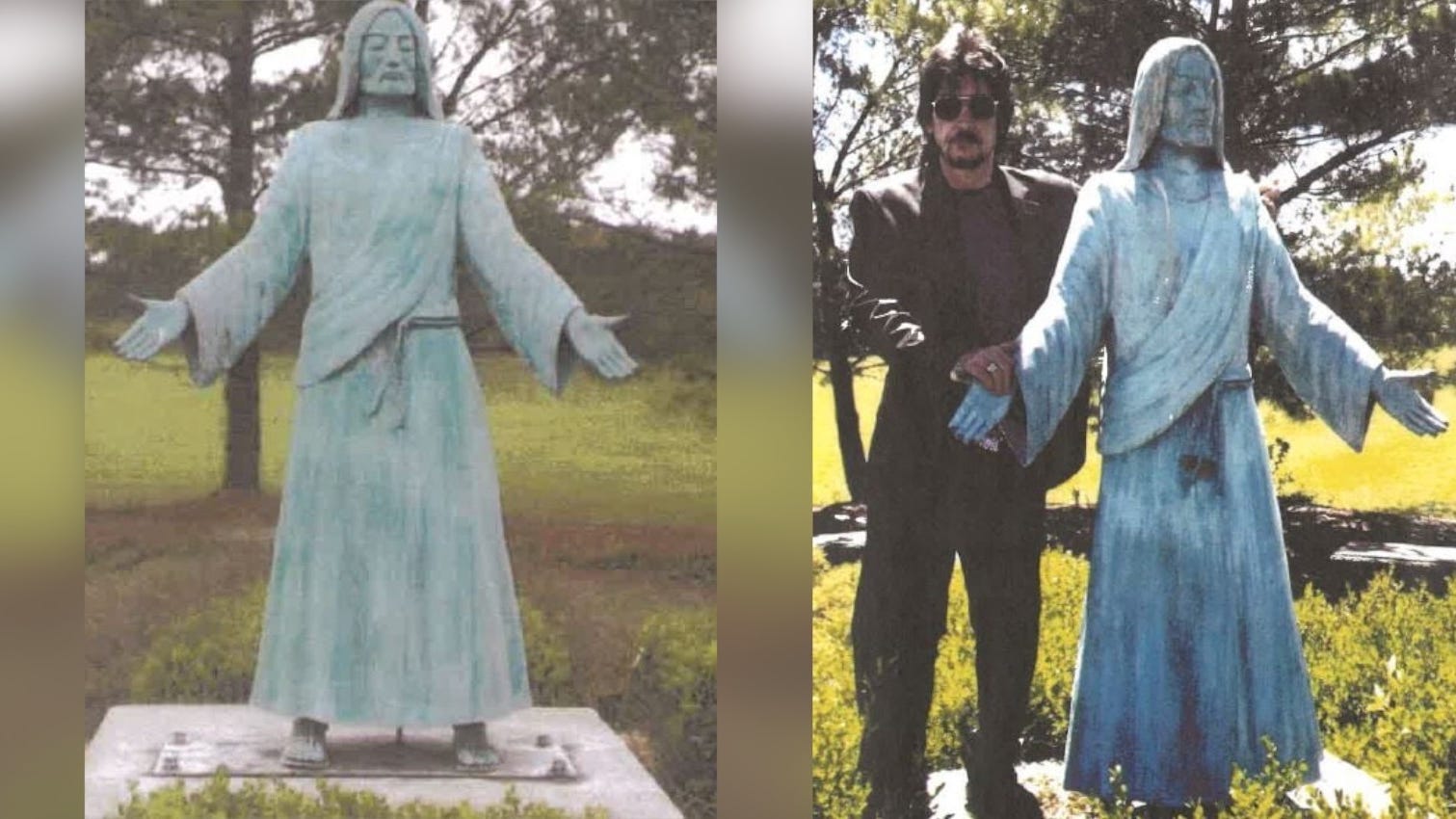 Life-size Jesus statue stolen from Illinois grave