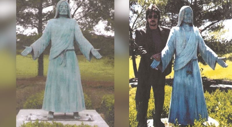 Stolen Jesus statue