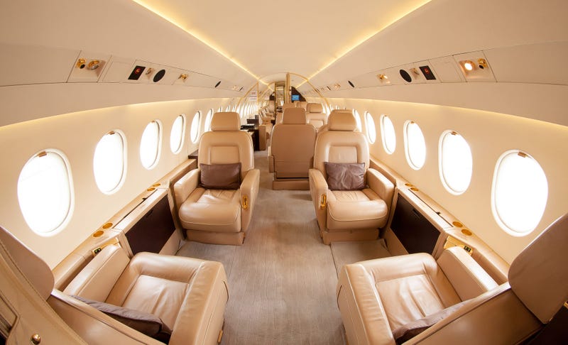 Private Jet Interior