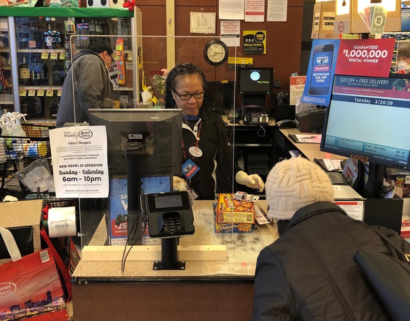 Jewel Osco Sneeze Guards