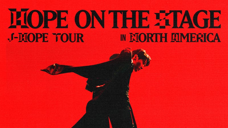 j-hope HOPE ON THE STAGE tour graphic