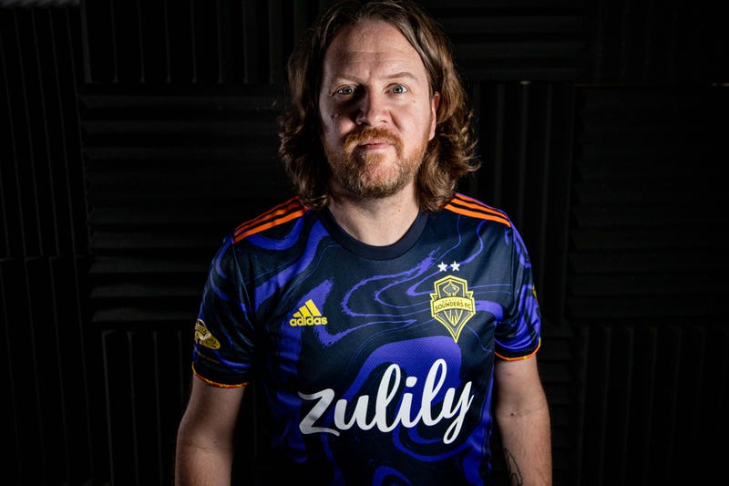 The Jimi Hendrix Kit is the newest shirt from Seattle Sounders FC