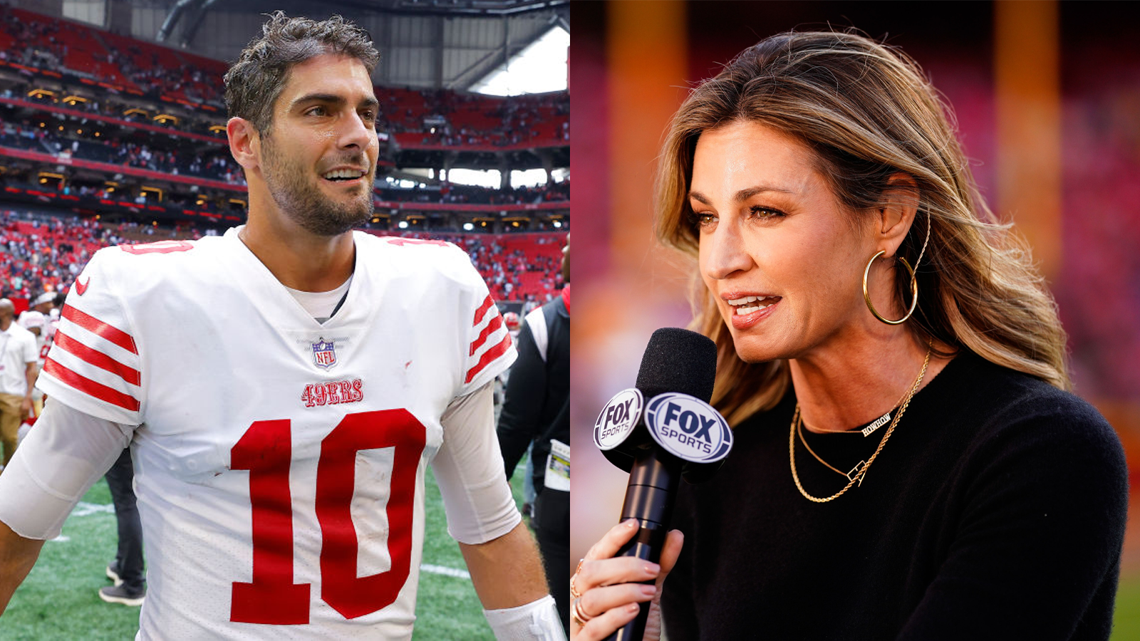 Erin Andrews to be sideline reporter for 49ers-Chiefs, Jimmy G