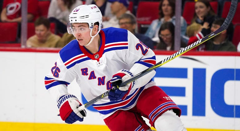 Rangers forward Jimmy Vesey
