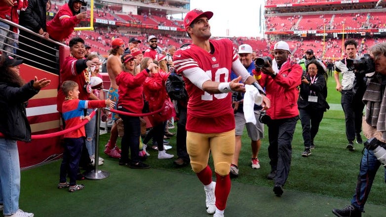 Jimmy Garoppolo on opportunity after Trey Lance injury: 'It's pretty crazy'