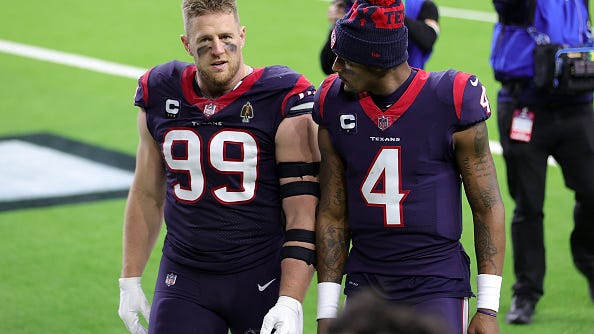J.J. Watt to Cardinals sparks more Texans jokes, Watson-for-Murray trade banter on social media