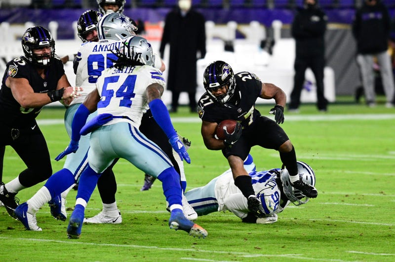 JK Dobbins Ravens Cowboys