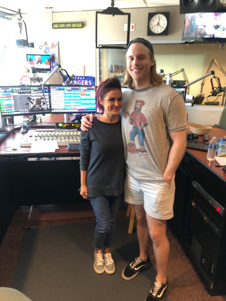 Sybil poses with Joshua Logan Alexander