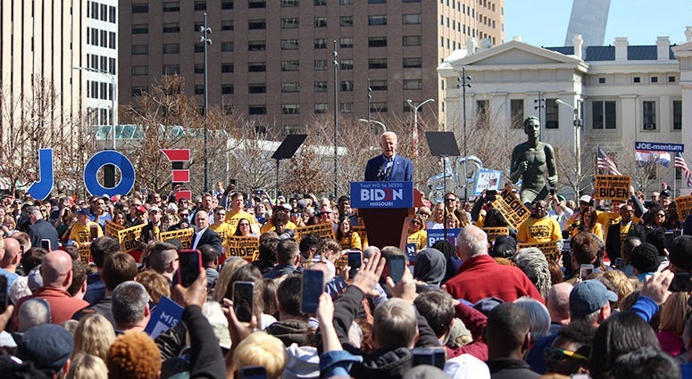 Joe Biden in St. Louis Missouri