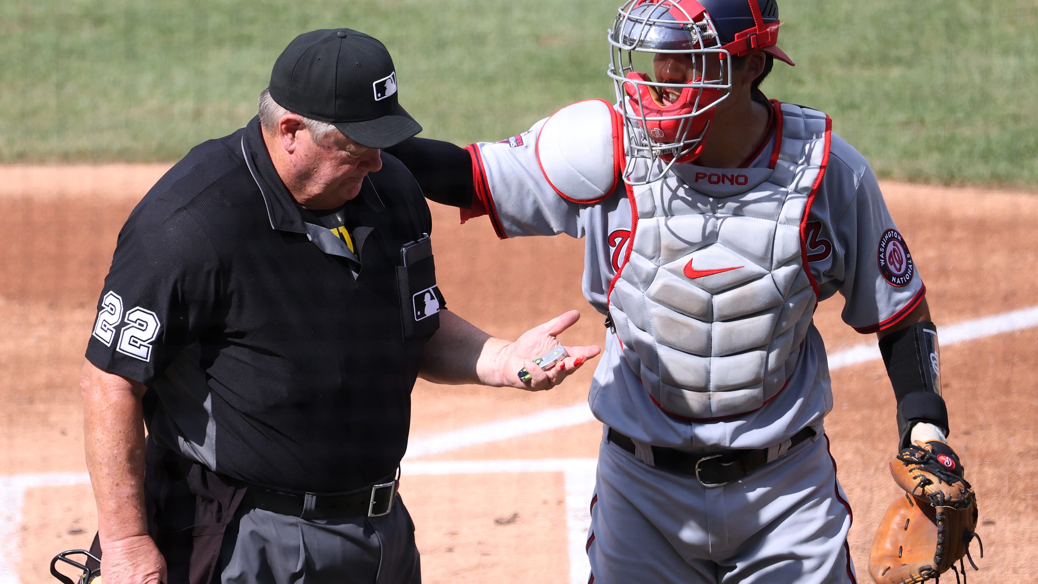 Bloodied Joe West Leaves Nationals-Blue Jays Game After Taking Bat to Face
