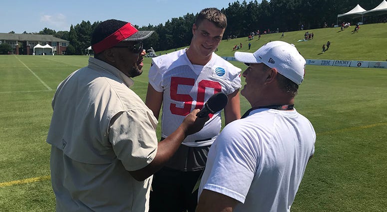 Atlanta Falcons defensive lineman John Cominsky