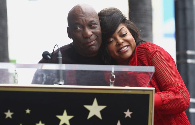 John Singleton and Taraji P. Henson attend a ceremony honoring Taraji P. Henson with a star on The Hollywood Walk of Fame on January 28, 2019 in Hollywood, California. 