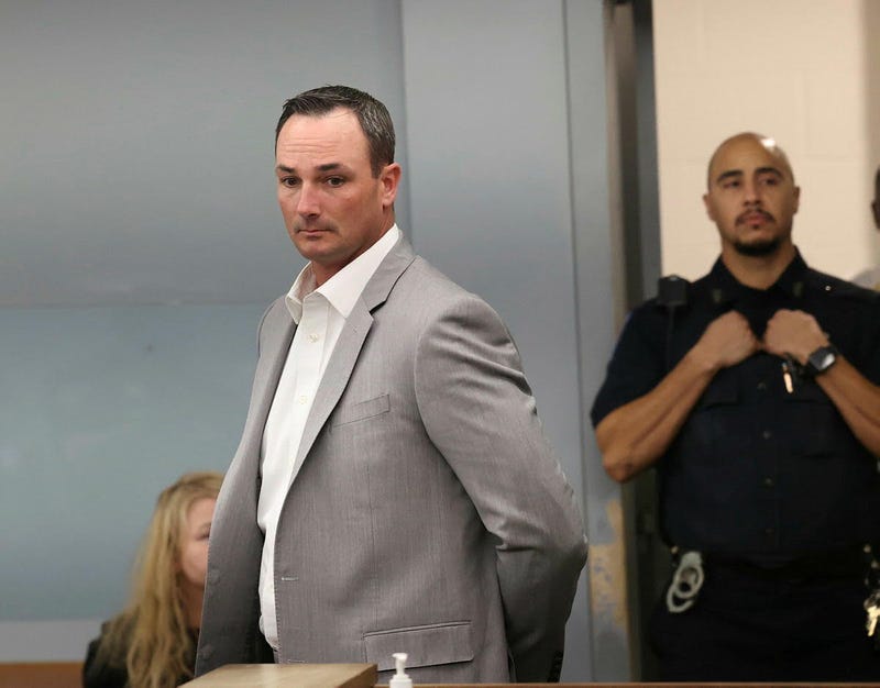 John Murphy, 40, a detective with the Rockville Centre Police Department, was arraigned in Central Islip on Wednesday and pleaded not guilty to hate crime charges.