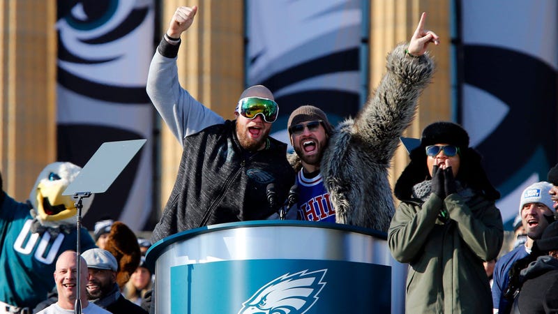 Chris Long and Lane Johnson