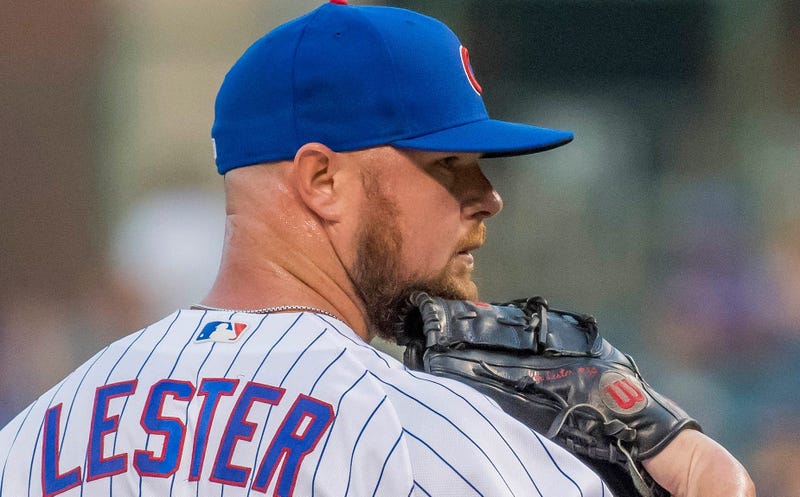 Cubs left-hander Jon Lester