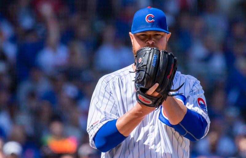 Cubs left-hander Jon Lester