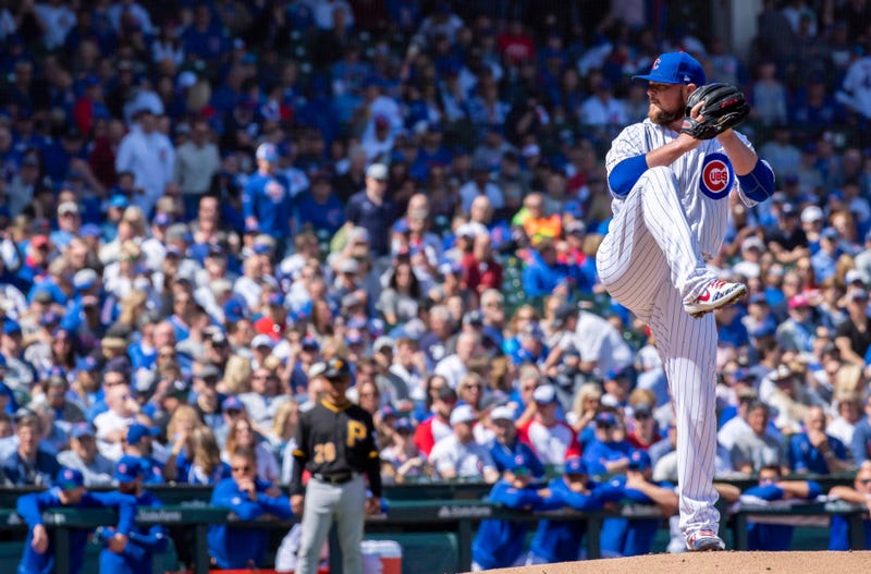 Cubs left-hander Jon Lester