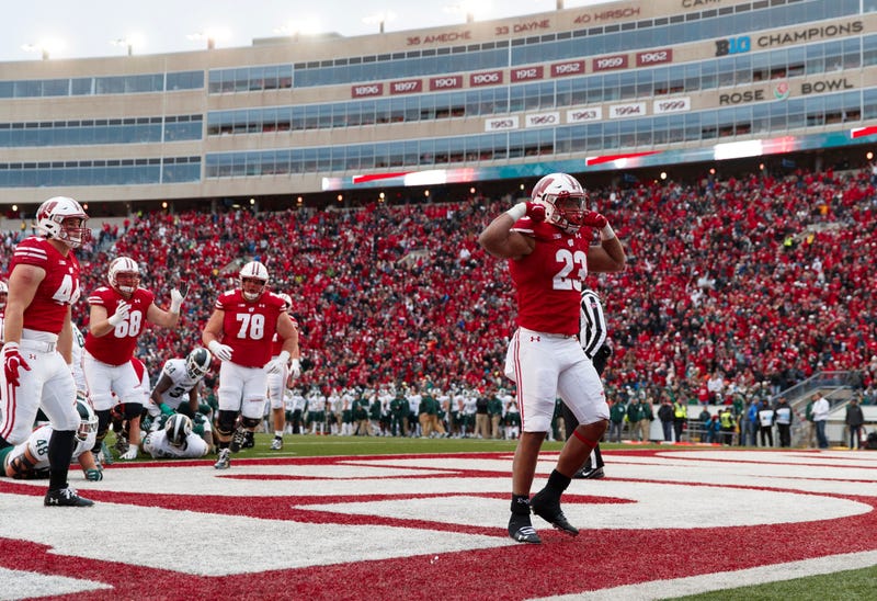 Wisconsin running back Jonathan Taylor