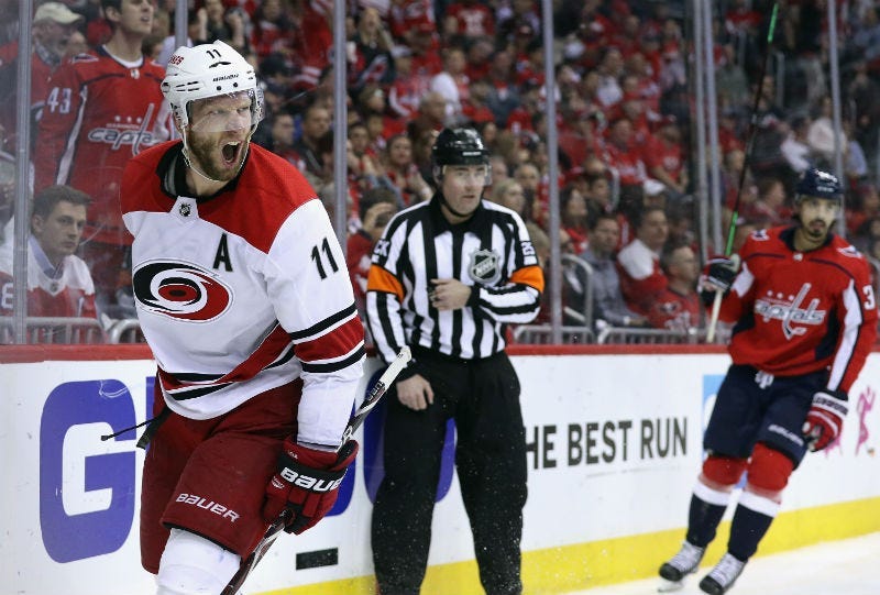 Caps-Hurricanes Game 7 headed for overtime