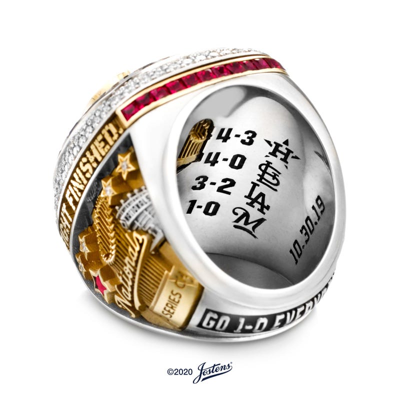Nationals World Series Ring Inscription