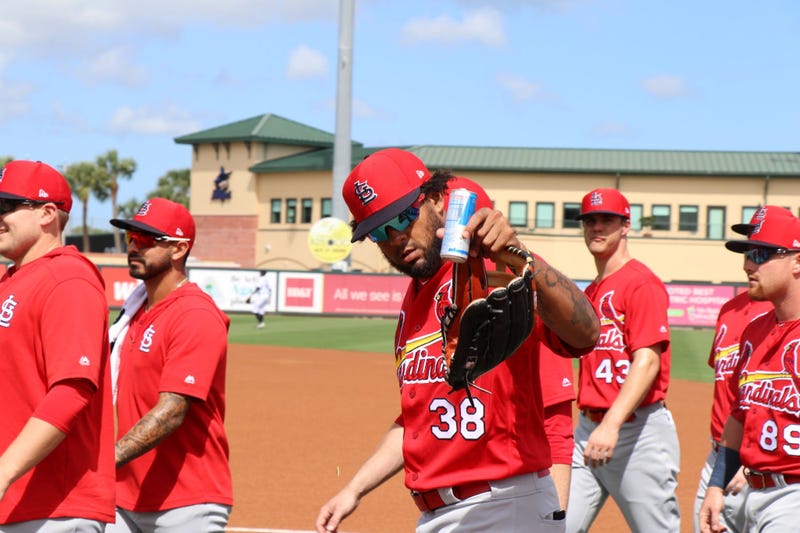 Cardinals outfielder Jose Martinez.