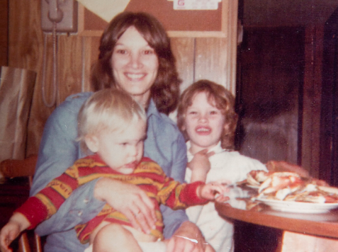 Joy Hibbs and her children