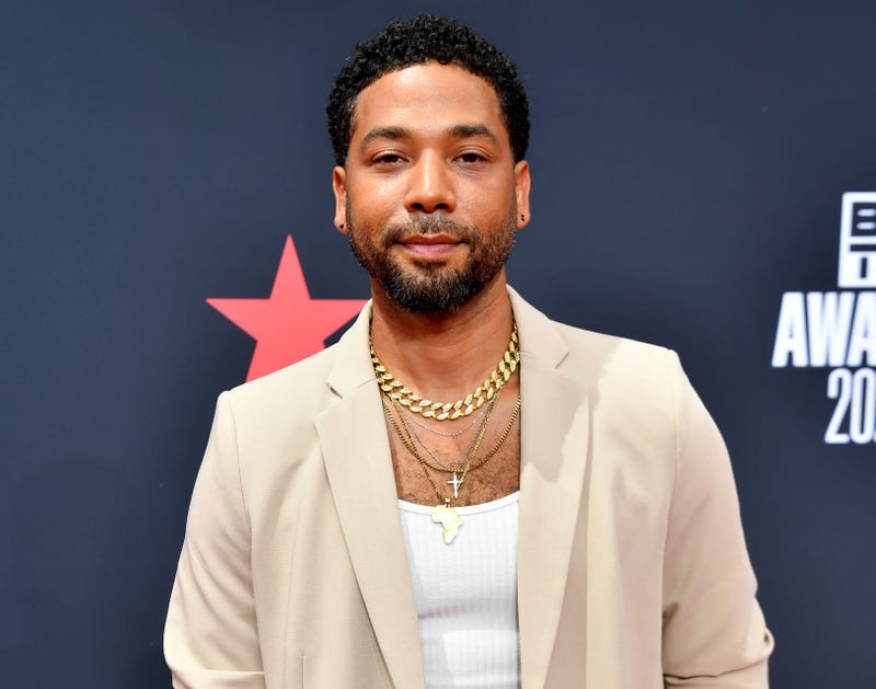 Jussie Smollett at awards ceremony
