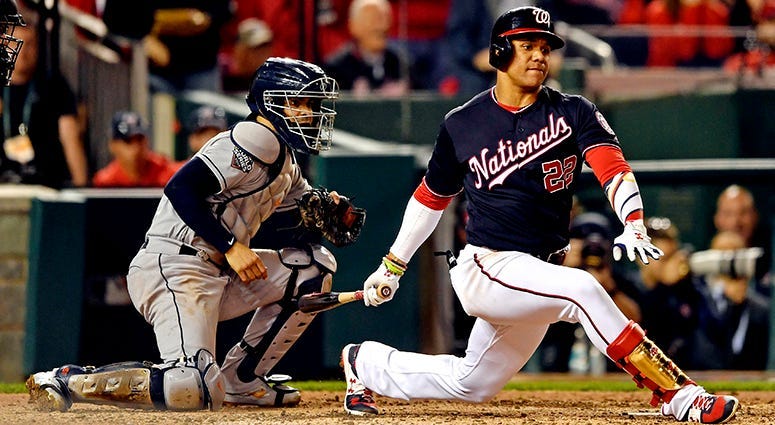 Nats' potent offense goes limp in Game 3