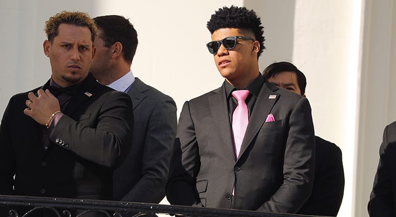 Asdrubal Cabrera Juan Soto – Nationals' White House Visit