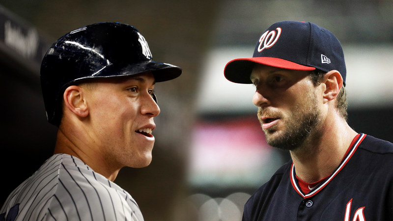 Aaron Judge and Max Scherzer
