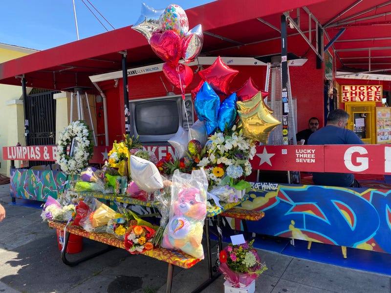 A memorial has been set up at the restaurant for Anabo.