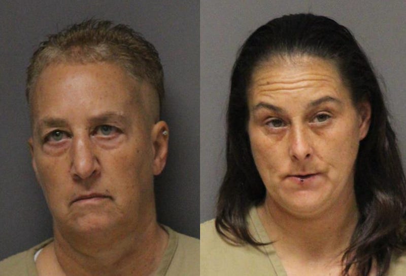 Mugshots for Donna Jung (left) and Helecia Morris (right)