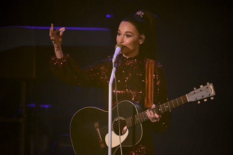Kacey Musgraves performs at The Theatre at Ace Hotel on February 14, 2019 in Los Angeles