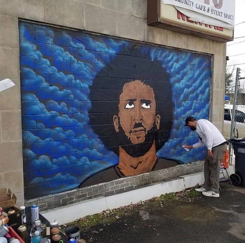 Kaepernick artwork by Nels aka Grafilthy_art