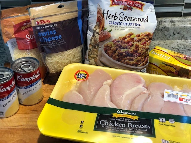 Aunt Karen's Chicken Casserole ingredients