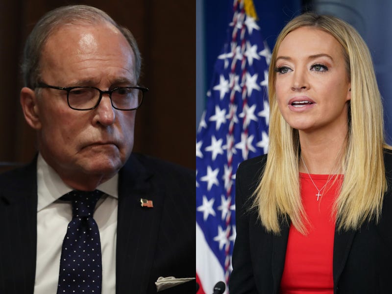 Larry Kudlow, Kayleigh McEnany