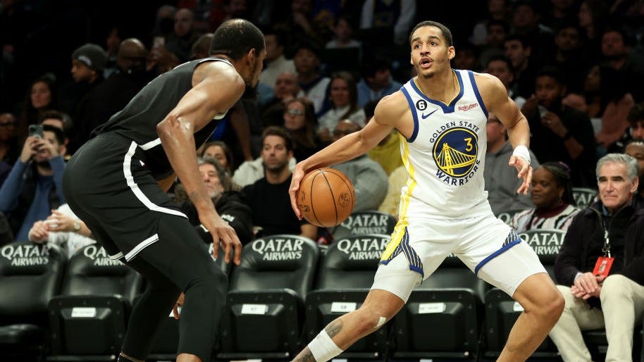 Former Warriors Jordan Poole, Kevin Durant work out together