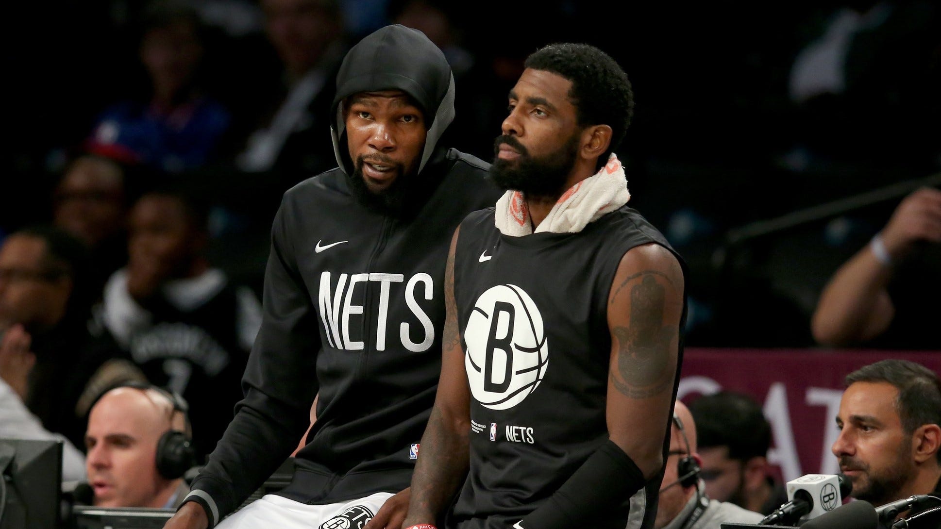 Kyrie Irving on Kevin Durant trade: 'I'm just glad that he got outta there'
