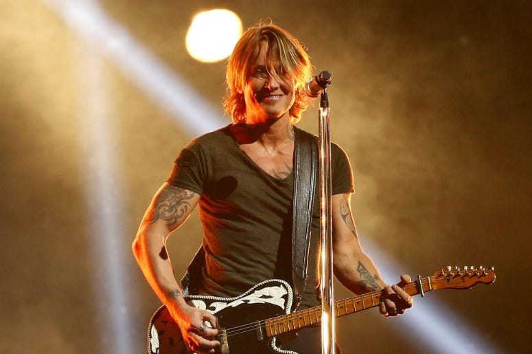 Keith Urban appears on the 52nd Annual CMA Awards