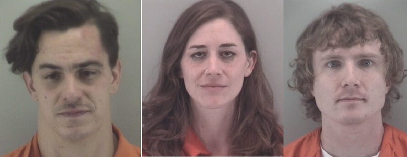 Protesters charged with trespassing at Lee Monument